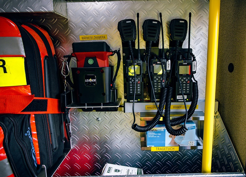 Detailansicht Mannschaftsraum